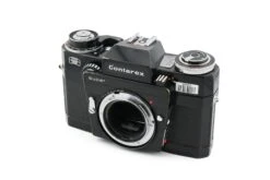 Zeiss Ikon Contarex Super (Black, 1st Version) + Interchangeable Film Back For Contarex (Black)